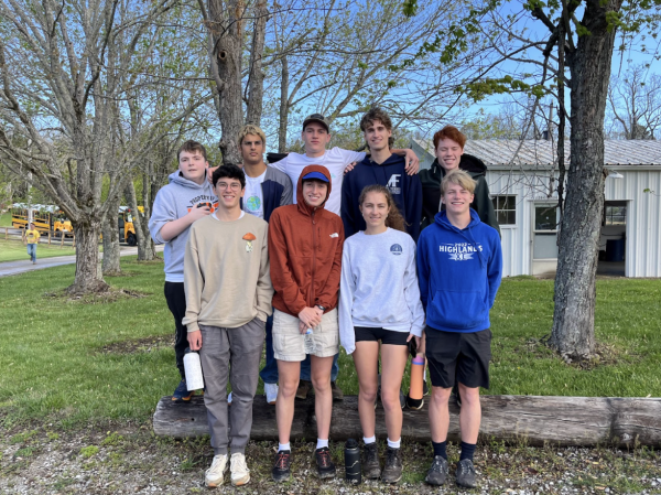 Members of the Envirothon team at their regional competition. 
